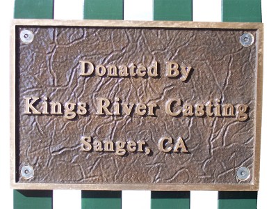 Bronze Plaque